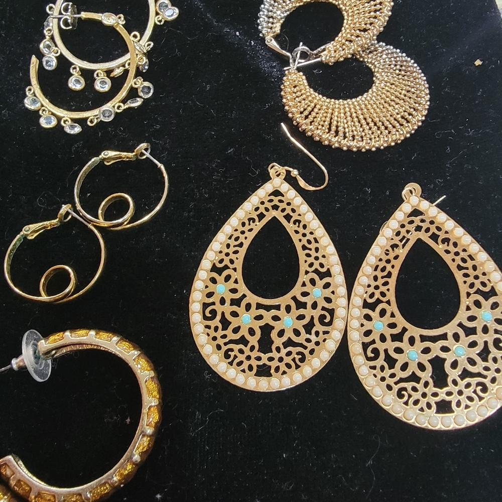 Gold Tone earrings
